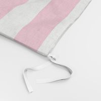 Hot Pink and White Stripe (2 inch stripes)(182)
