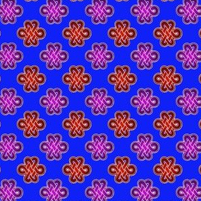 Celtic Royal Knot - red/purple/blue