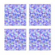 Purple and Lilac Decorative Moroccan Tiles Tiny Print