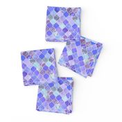 Purple and Lilac Decorative Moroccan Tiles Tiny Print