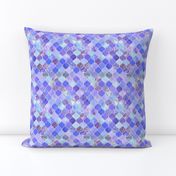 Purple and Lilac Decorative Moroccan Tiles Tiny Print