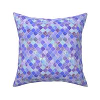 Purple and Lilac Decorative Moroccan Tiles Tiny Print