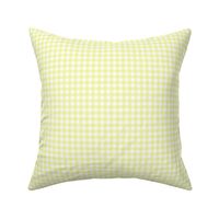 Hawaiian gingham - yellow and white, 1/4" squares 