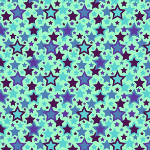 Myriad Blue-Green Stars by Cheerful Madness!!