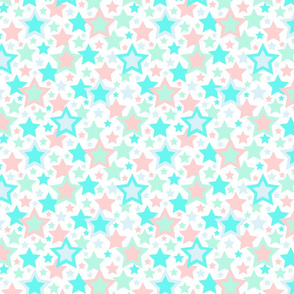 Myriad of Snow Baby Stars by Cheerful Madness!!