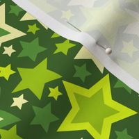 Myriad Mossy Green Stars by Cheerful Madness!!