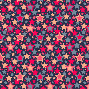 Myriad Pink Slate Stars by Cheerful Madness!!