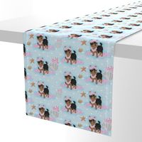 Yorkshire terrier -SavBabyTile10.5x9.SeaShellJJ