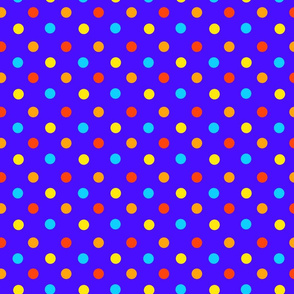 Fire and Ice Polka Dots by Cheerful Madness!!