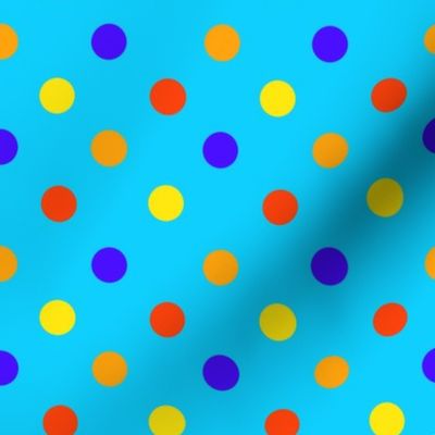 Lava and Water Polka Dots by Cheerful Madness!!