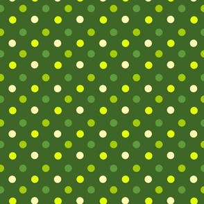 Chartreuse Polka Dots by Cheerful Madness!!