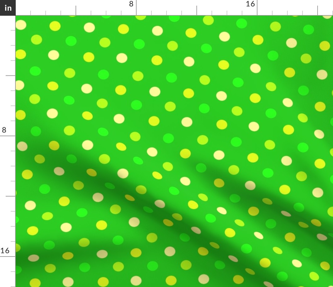 Summer Green Polka Dots by Cheerful Madness!!