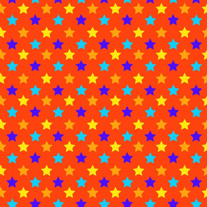 Lava and Water Polka Stars by Cheerful Madness!!