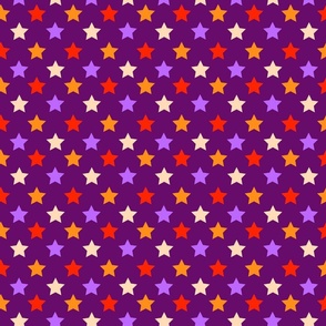 Purple Polka Stars by Cheerful Madness!!