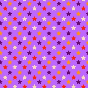 Light Purple Polka Stars by Cheerful Madness!!