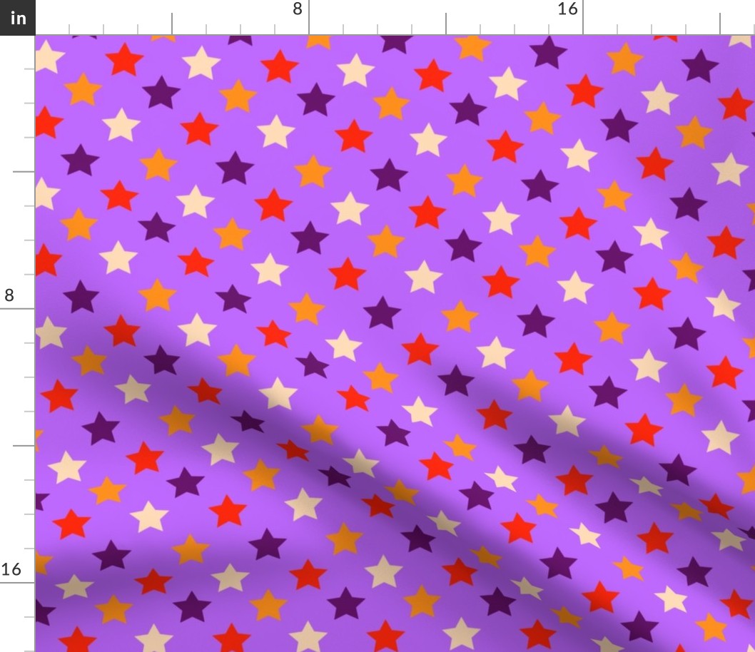 Light Purple Polka Stars by Cheerful Madness!!