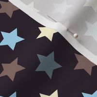 Vanilla And Chocolate Polka Stars by Cheerful Madness!!