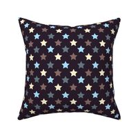 Vanilla And Chocolate Polka Stars by Cheerful Madness!!