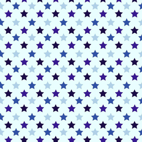 Lapis Lazuli Polka Stars by Cheerful Madness!!