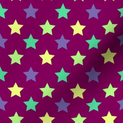 Evening Forest Polka Stars by Cheerful Madness!!