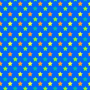 Happy Summery Polka Stars by Cheerful Madness!!