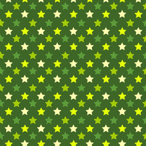 Mossy Green Polka Stars by Cheerful Madness!!