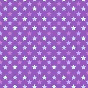 Lilac Polka Stars by Cheerful Madness!!