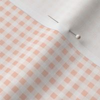 gingham blush peach summer fruit picnic 