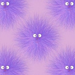 Hairy Beastie Warm Fuzzy Purple