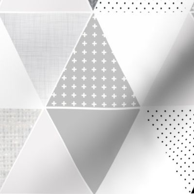 Pattern Play Triangles Gray