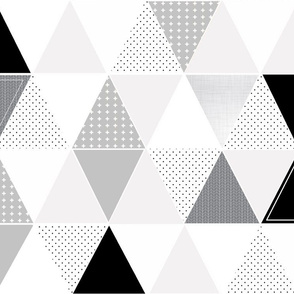 Pattern Play Triangles Gray