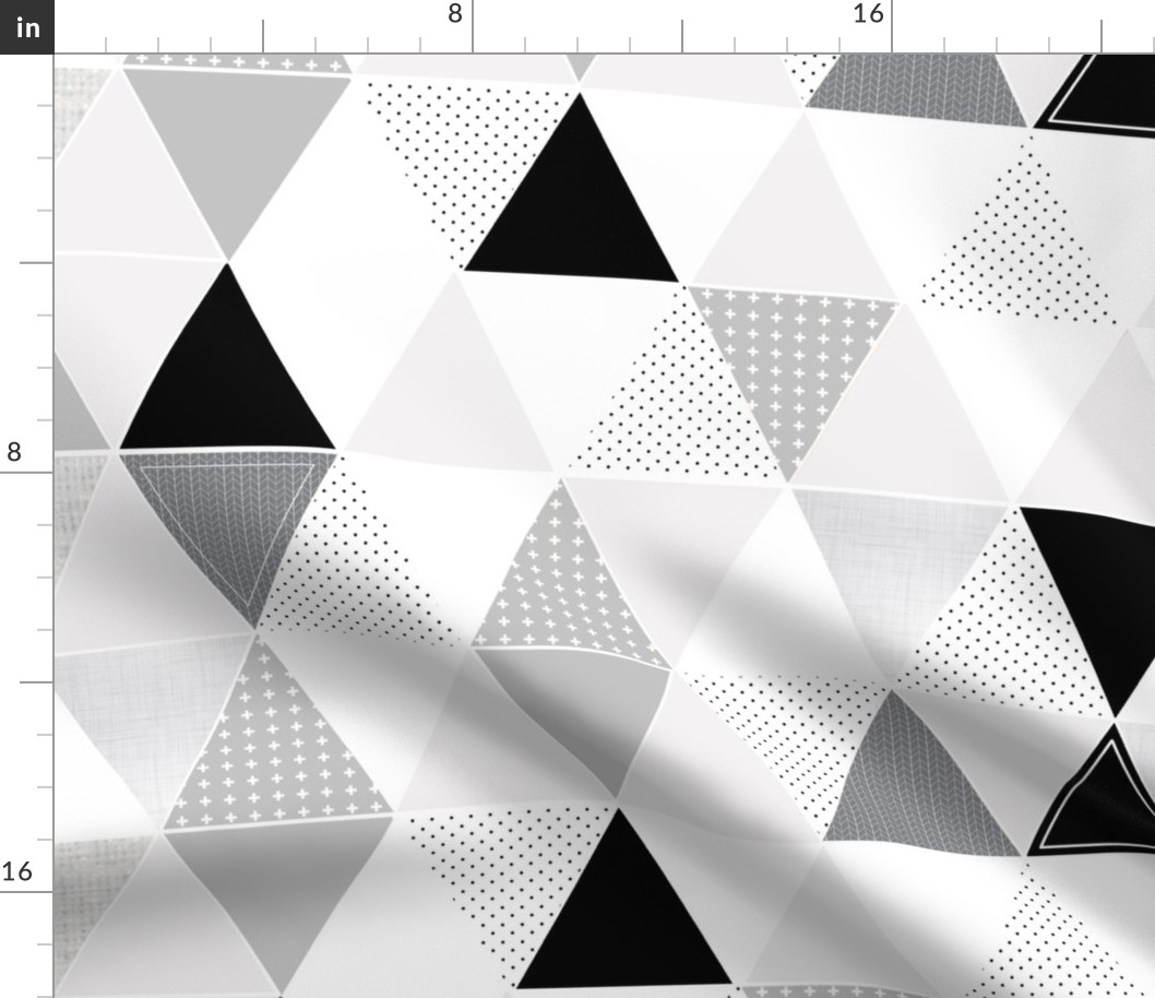 Pattern Play Triangles Gray