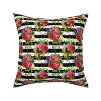 5.15" Floral Pop Stripes - Small Print