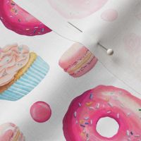 Pink Donut and Cupcake