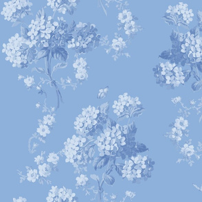 Edwina Floral faded blueberry