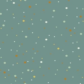 terrazzo or confetti on green