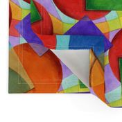 Candy Rainbow Plaid Geometric