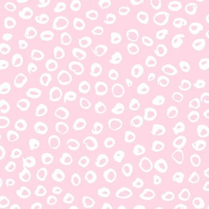 Pale Pink Brushed Circles