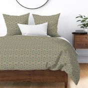 Hexagon Interweave Vertical Stripe