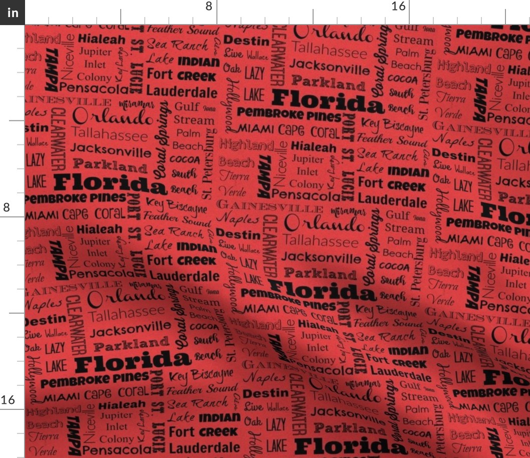 Cities of Florida, lipstick red