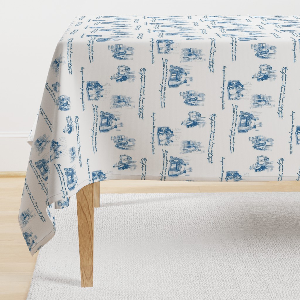 Persuasion Toile Blue