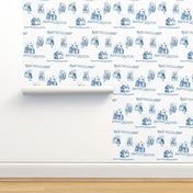 Persuasion Toile Blue