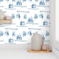 Persuasion Toile Blue