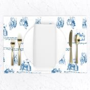 Persuasion Toile Blue