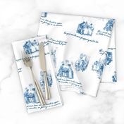 Persuasion Toile Blue