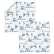 Persuasion Toile Blue