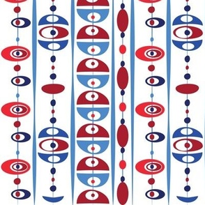 Funky Beads MEDIUM - Patriotic