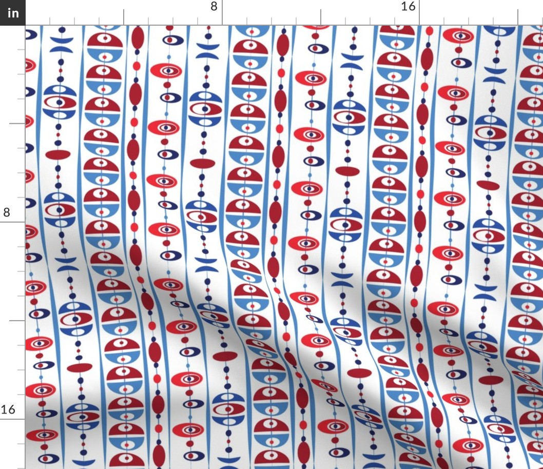 Funky Beads MEDIUM - Patriotic