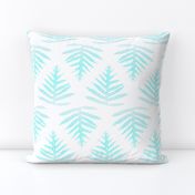 Fern Array Faded Turquoise 150