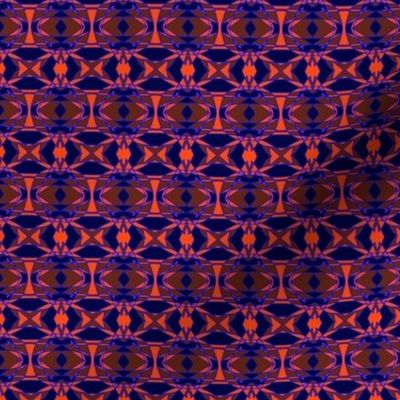 Purple & Orange Voodoo Tribal